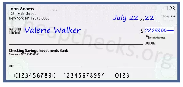 28288.00 dollars written on a check