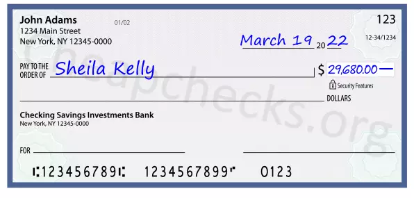 29680.00 dollars written on a check