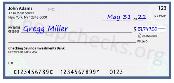 51749.00 dollars written on a check