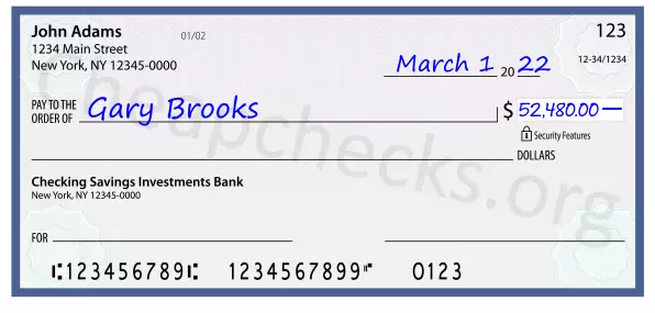 52480.00 dollars written on a check