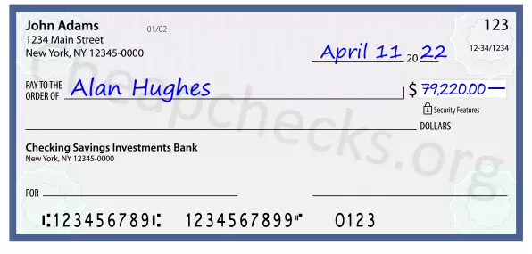 79220.00 dollars written on a check