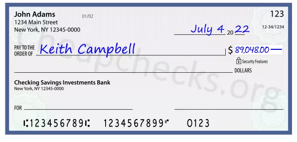 89048.00 dollars written on a check