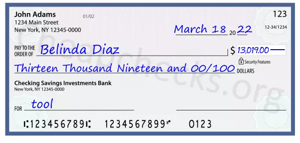 memo line written on a check