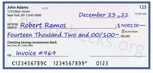 memo line written on a check