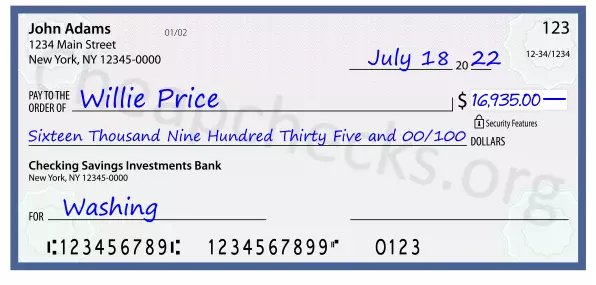 memo line written on a check