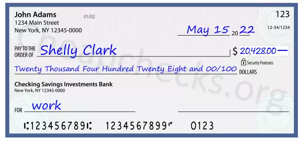 memo line written on a check