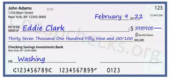 memo line written on a check