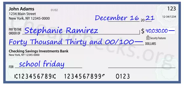 memo line written on a check