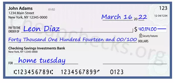 memo line written on a check