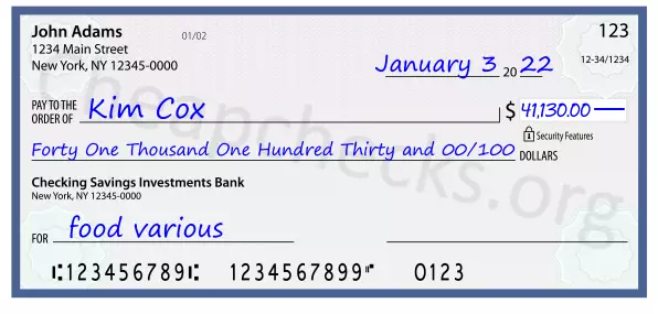 memo line written on a check