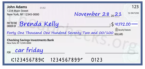 memo line written on a check