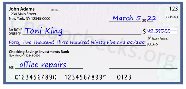 memo line written on a check