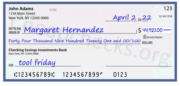 memo line written on a check