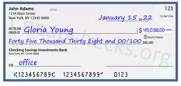 memo line written on a check