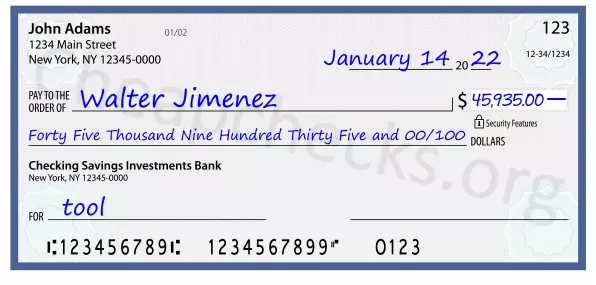 memo line written on a check