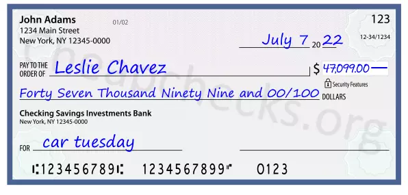 memo line written on a check