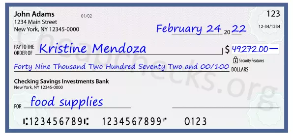 memo line written on a check