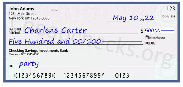 memo line written on a check