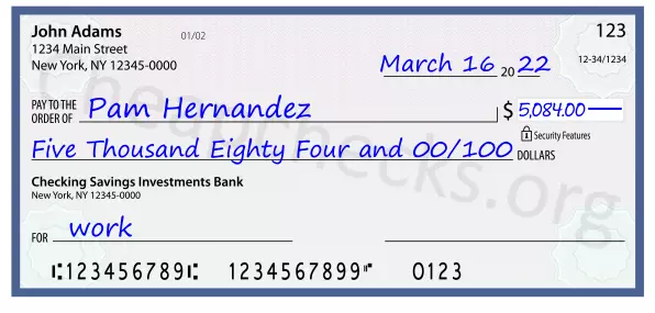 memo line written on a check