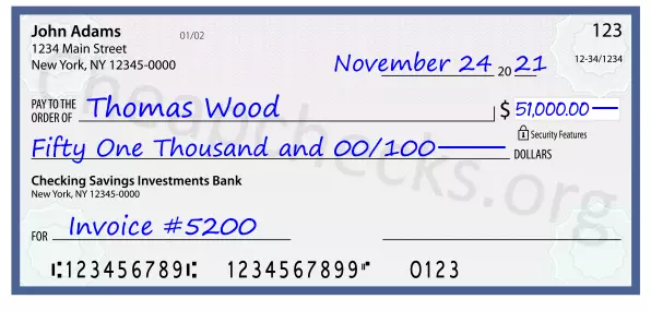 memo line written on a check