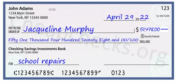 memo line written on a check