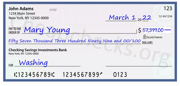 memo line written on a check