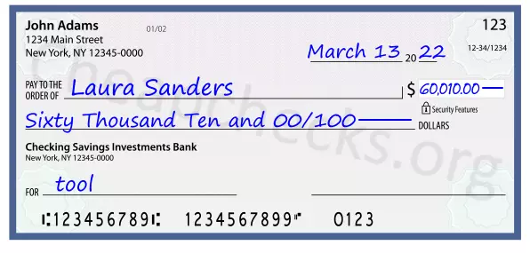 memo line written on a check