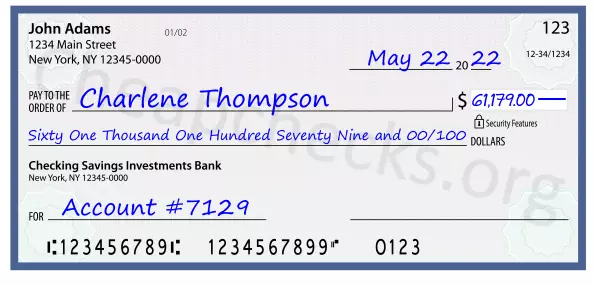 memo line written on a check