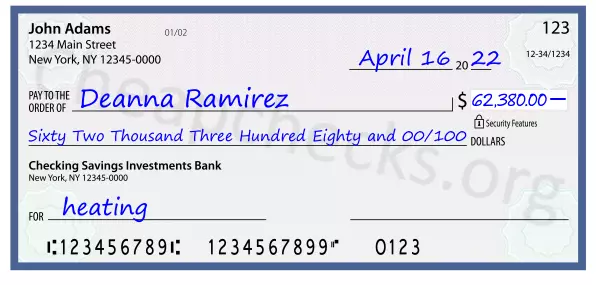 memo line written on a check