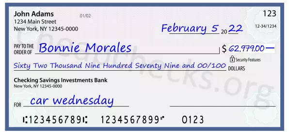 memo line written on a check