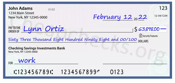 memo line written on a check