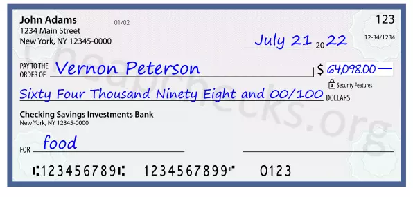 memo line written on a check