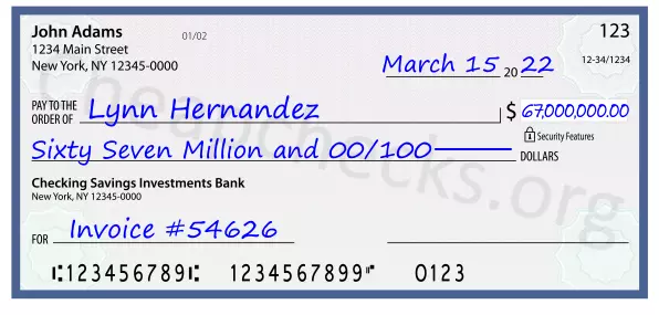 memo line written on a check