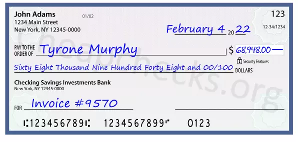 memo line written on a check