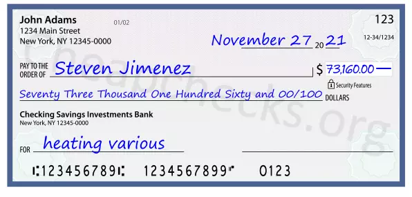 memo line written on a check