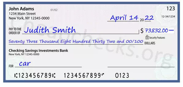 memo line written on a check