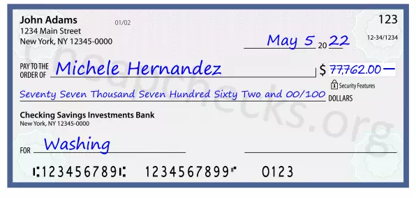 memo line written on a check