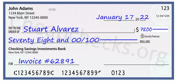 memo line written on a check