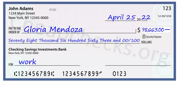 memo line written on a check