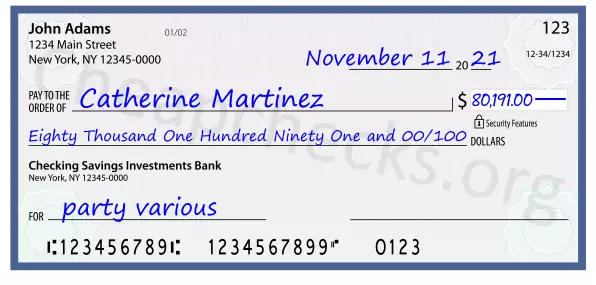 memo line written on a check