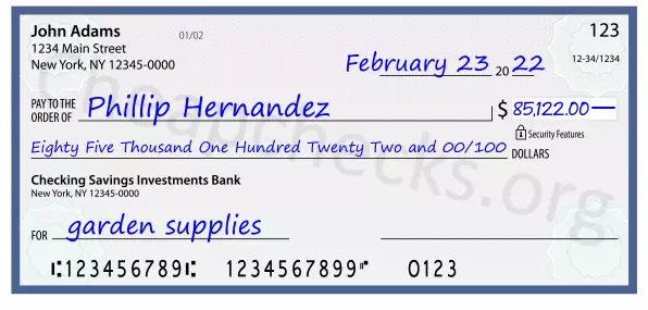 memo line written on a check