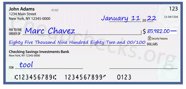 memo line written on a check