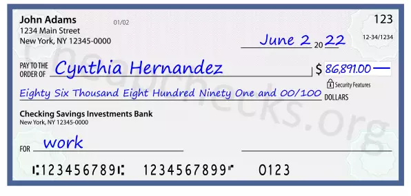 memo line written on a check