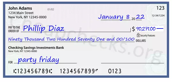 memo line written on a check