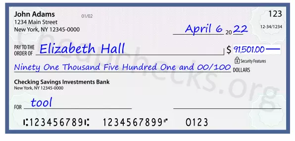 memo line written on a check