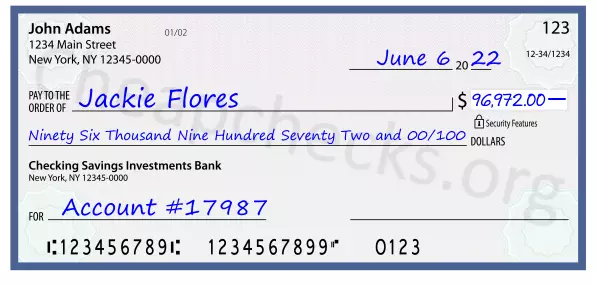 memo line written on a check