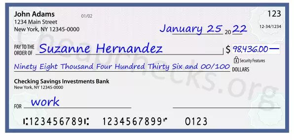 memo line written on a check