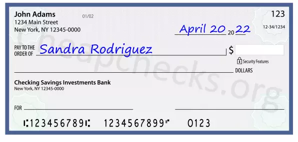 payee line written on check