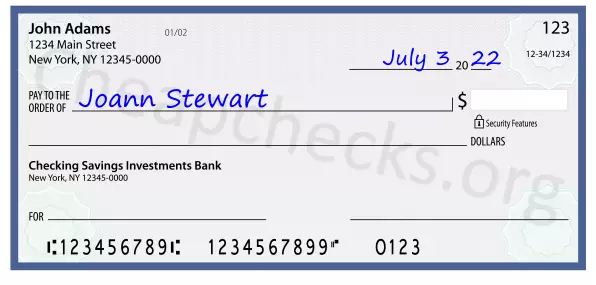 payee line written on check