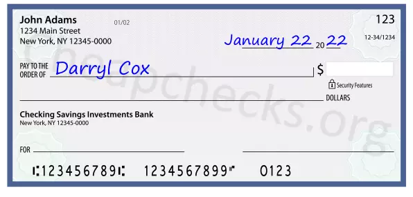 payee line written on check